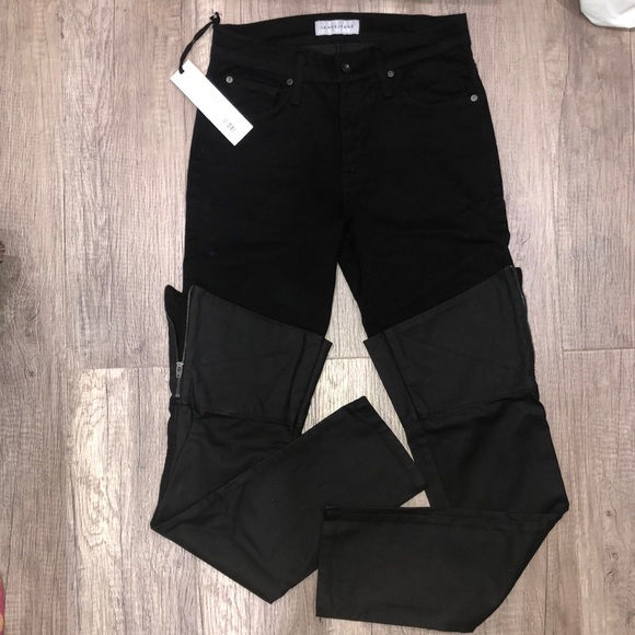 James Jean Dee Dee BNWT zip leather side leg Hot Jean! - Picture 9 of 10